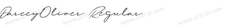 DarceyOliver Regular字体转换